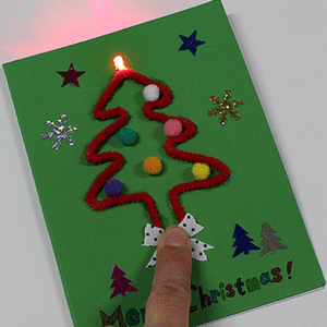 내가 꾸미는 LED크리스마스카드 만들기(5인용) - 어린이집 유치원 크리스마스만들기 만들기재료