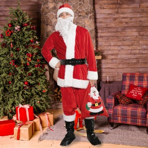 크리스마스 산타복세트 남성용 L (라지) 산타할아버지옷-칭찬나라큰나라